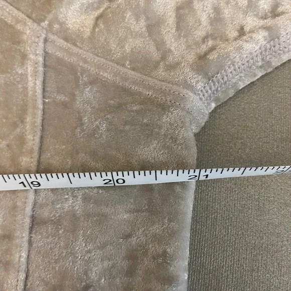 Lululemon Perfectly Oversized Crew Pullover Crushed Velvet Silver Champagne - Picture 4 of 6